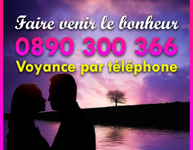 Voyance par téléphone pas cher 0890 300 366 faire venir le bonheur